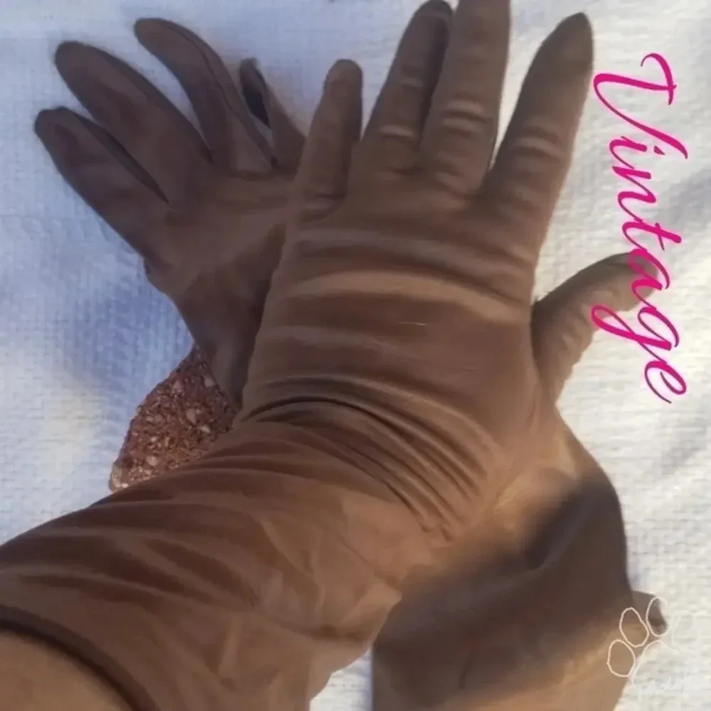 Vintage‎ Van Raaltte opera Length gloves 6.5-7